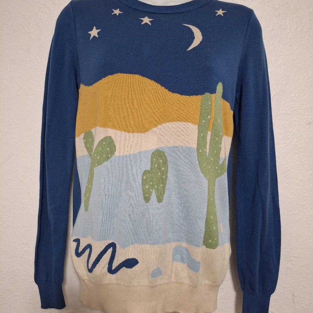 ModCloth Desert Night Scene Sweater - Picture 2 of 8